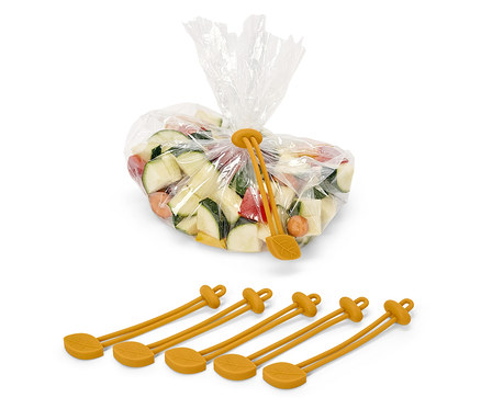 Silikónové pásiky na zaväzovanie, 6 ks