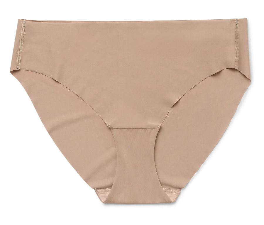 Detail jednej telovej nohavičky na bielom pozadí.