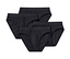 Štyri čierne pánske slipy.