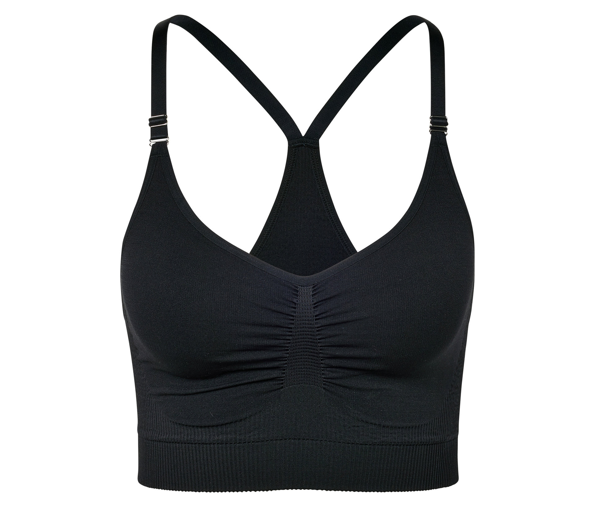 Tchibo - Bezšvová športová podprsenka, čierna