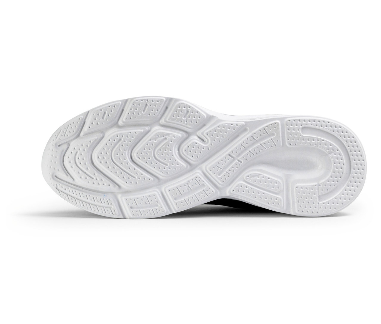 Biela podrážka dámskych športových topánok FILA Specctris s textúrovaným vzorom.