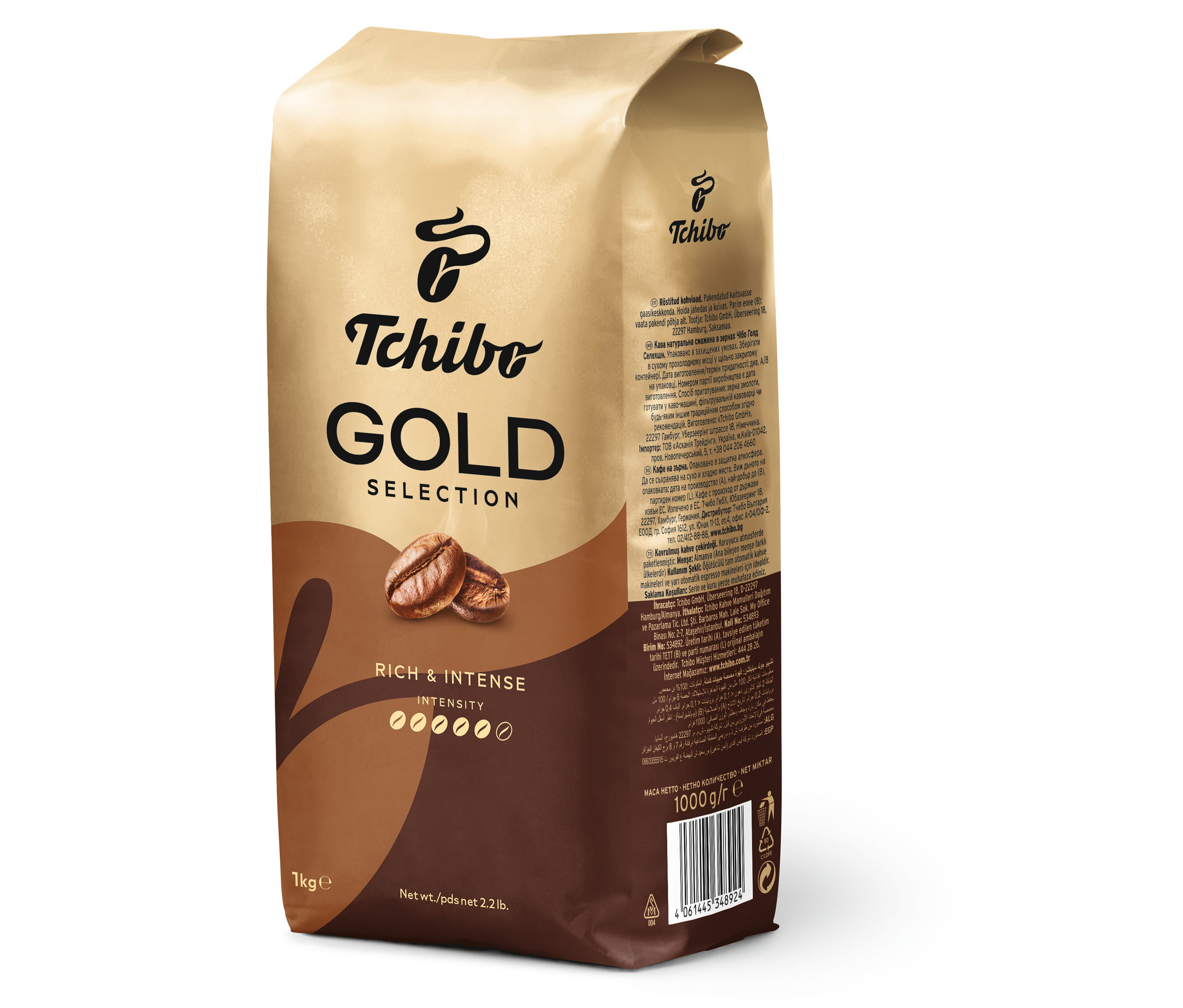 Tchibo Gold Selection - 1kg zrnková káva