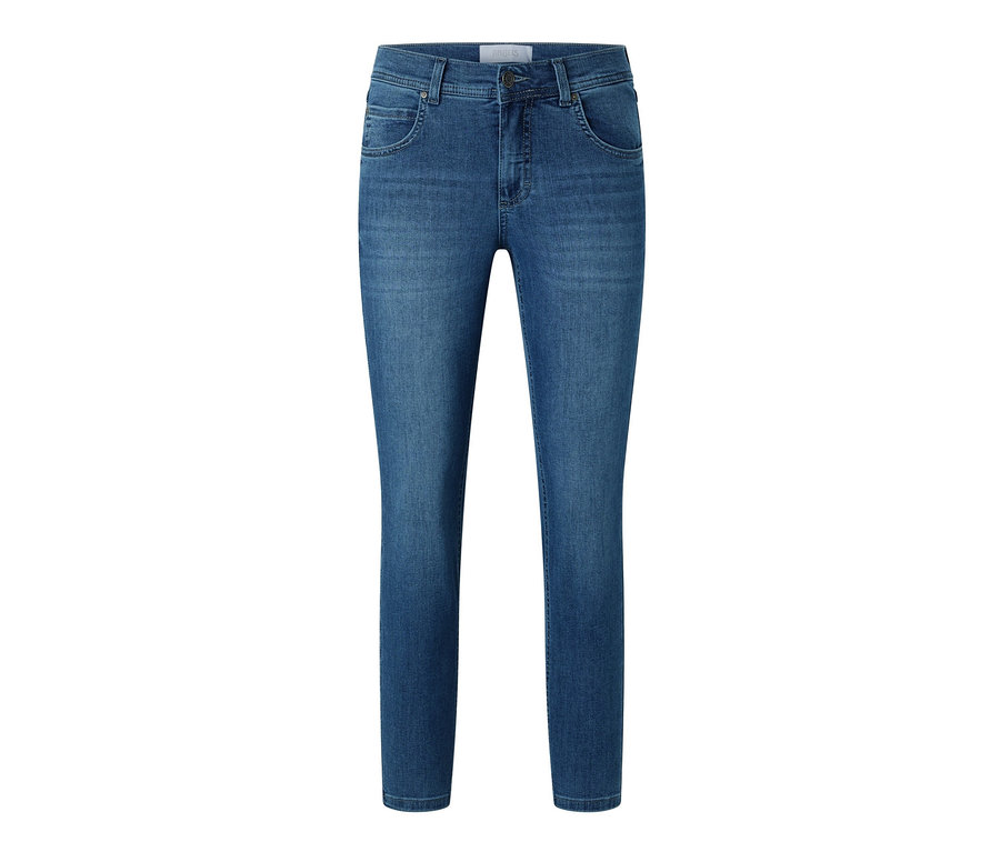 Modré džínsy Angels »Ornella« strih Slim Fit 7/8.