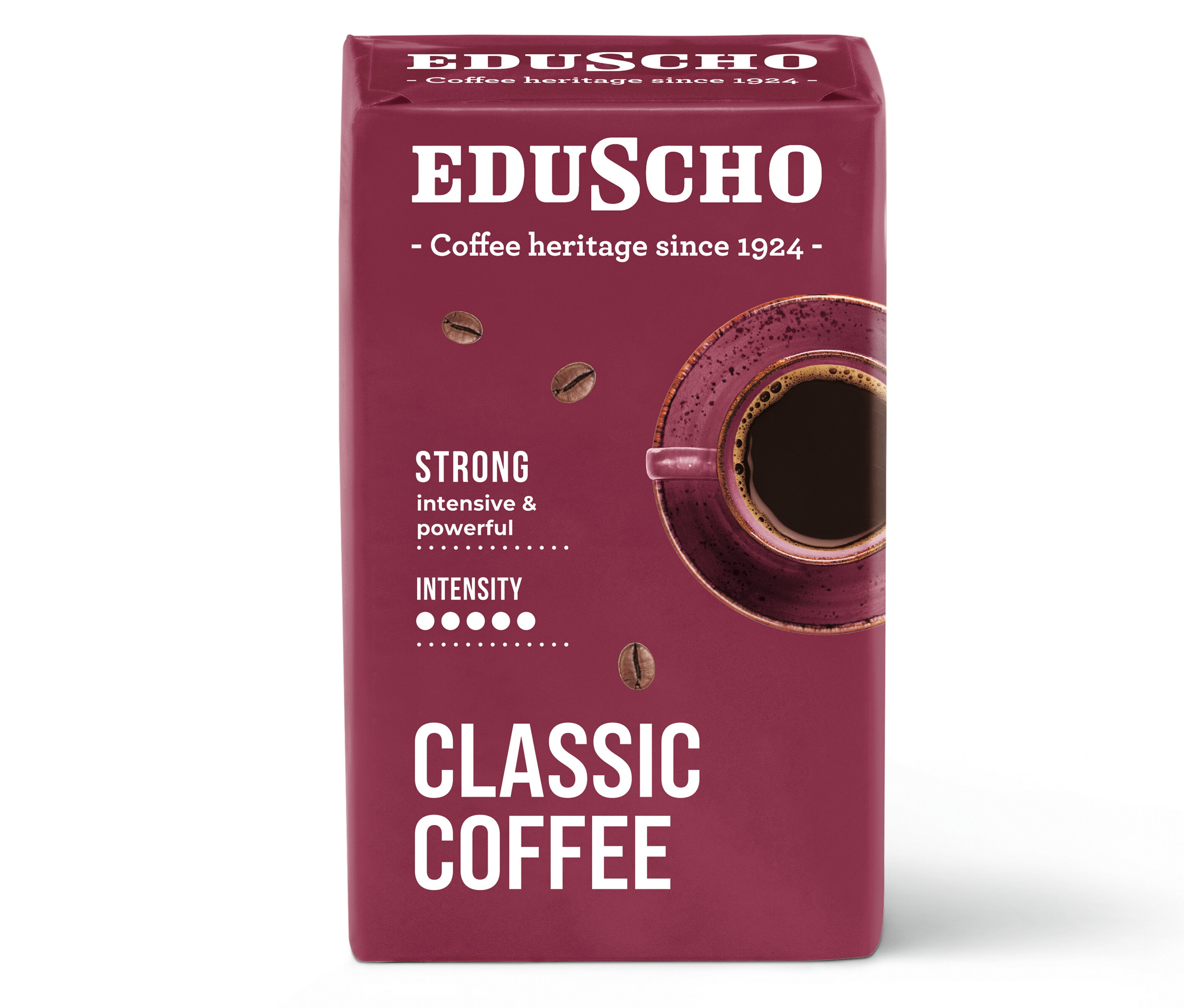 Balenie mletej kávy Eduscho Classic Coffee Strong - 250 g.