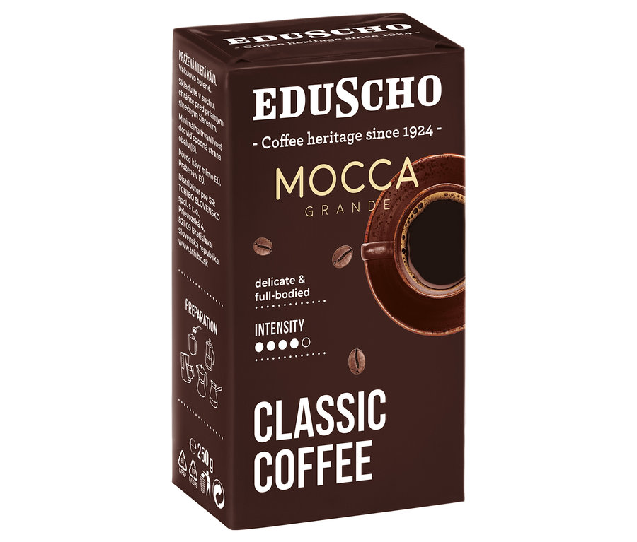 Balenie mletej kávy Eduscho Mocca Grande - 250 g.