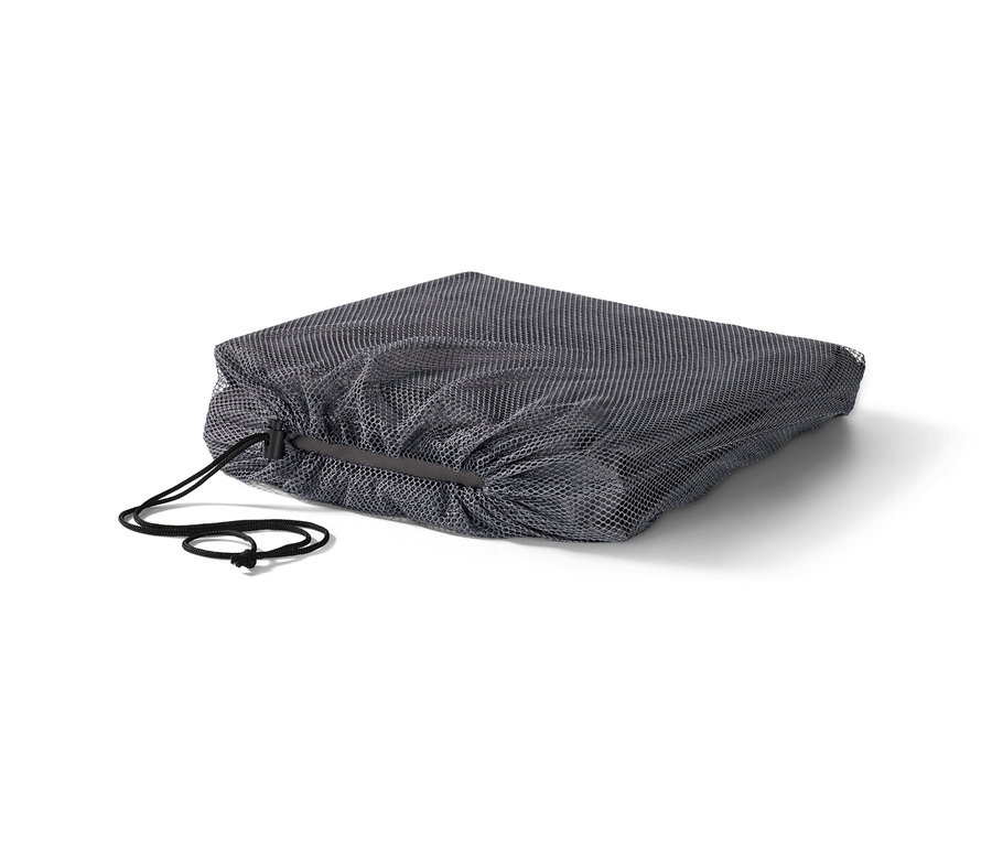 Sivý prémiový krycí obal pre všetky veľké rozkladacie stoly, cca 240 x 140 cm, so sťahovacou šnúrkou.