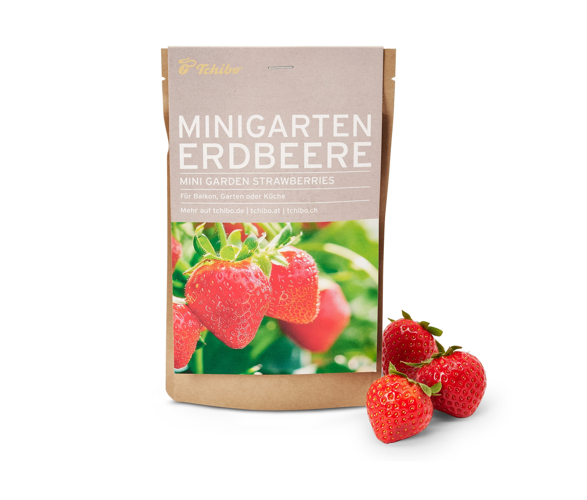 E-shop Minizáhrada v papierovom vrecku, jahody