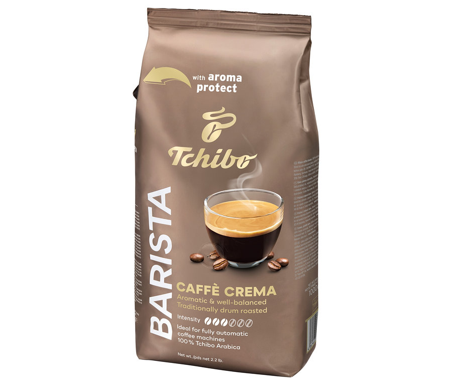 Balenie BARISTA Caffè Crema - 1× 1 kg zrnková káva.