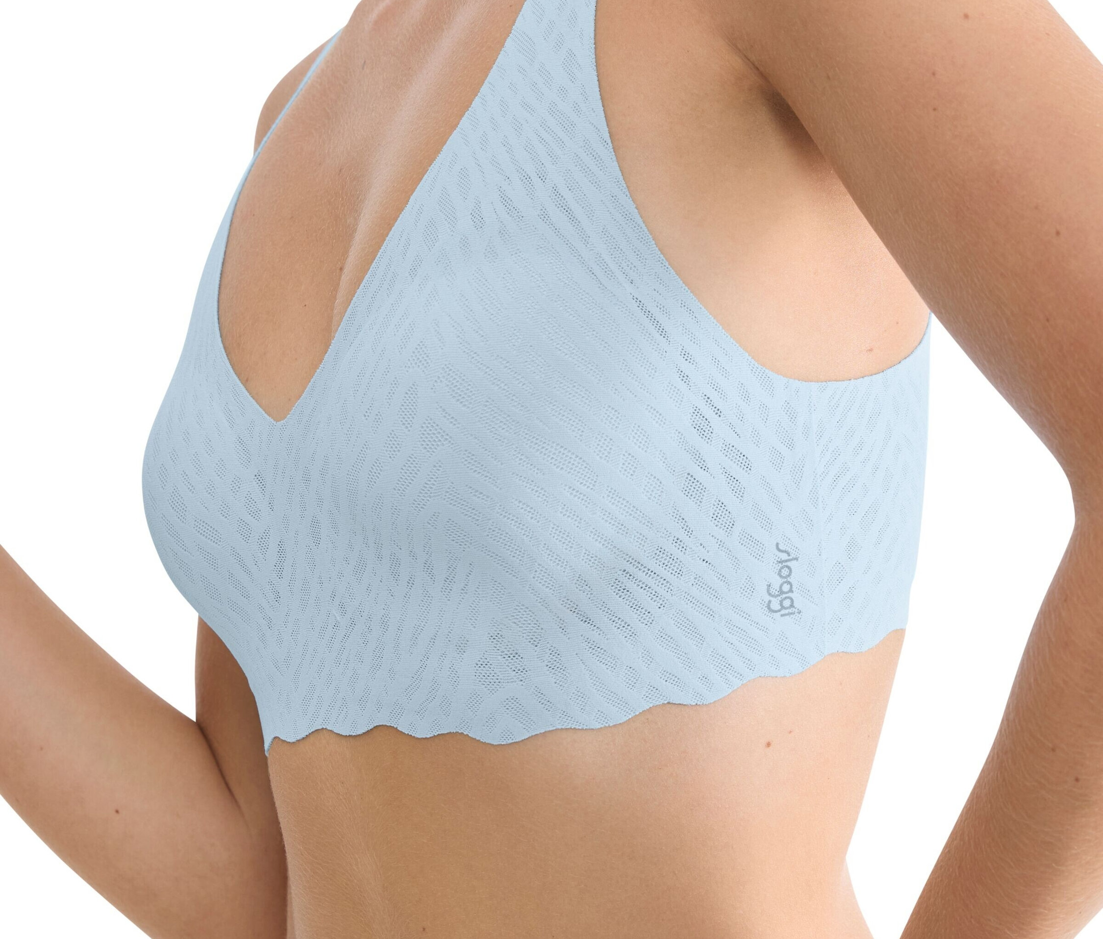 Podprsenka sloggi Zero Feel Bliss Soft bra, svetlomodrá