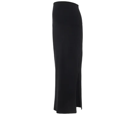 Čierna sukňa MAMALICIOUS MLEMMA TUBE MAXI SKIRT A. E. NOOS.
