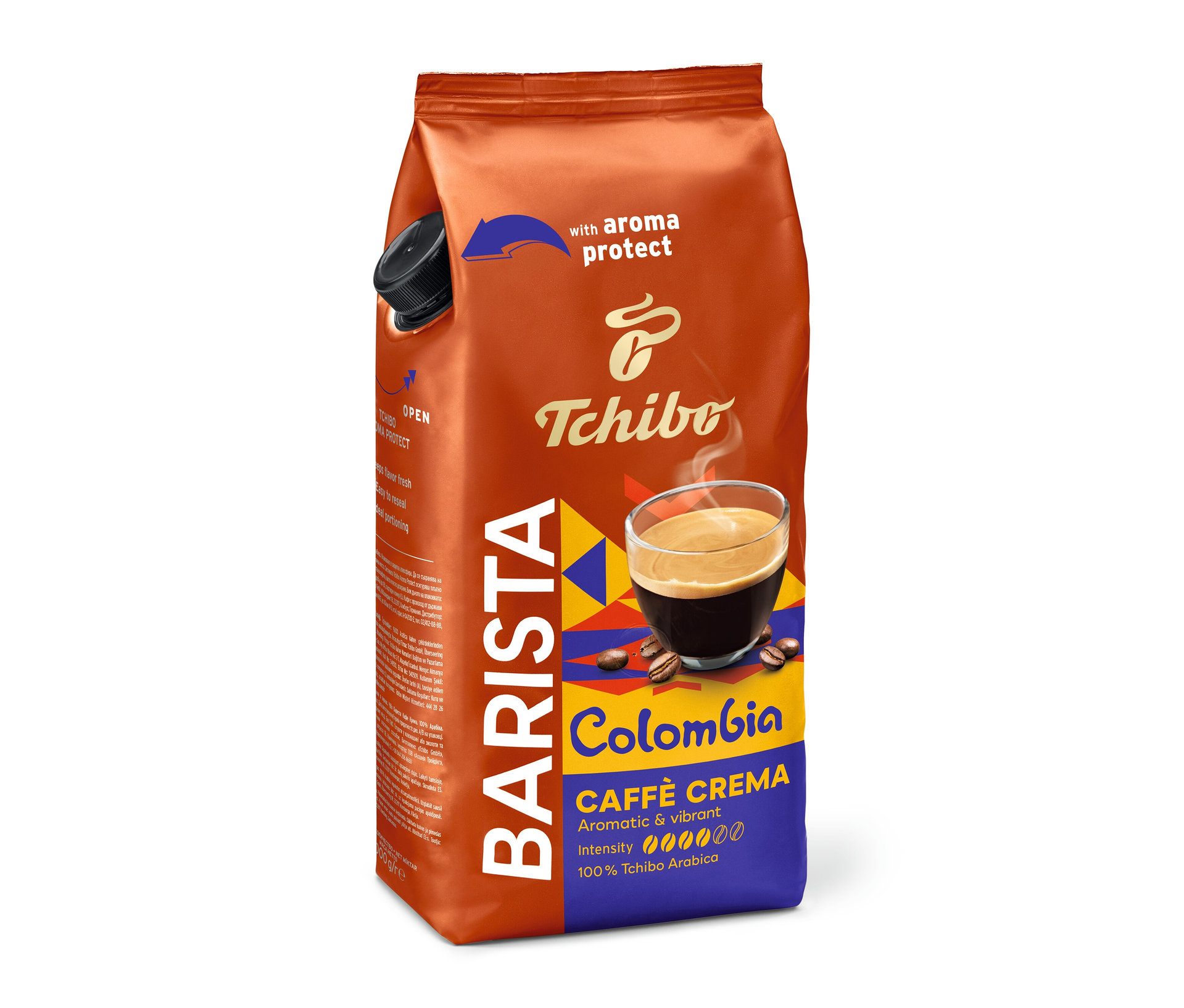 Tchibo - Barista Origins Colombia - 1 kg, zrnková káva - Intenzita: 4/6