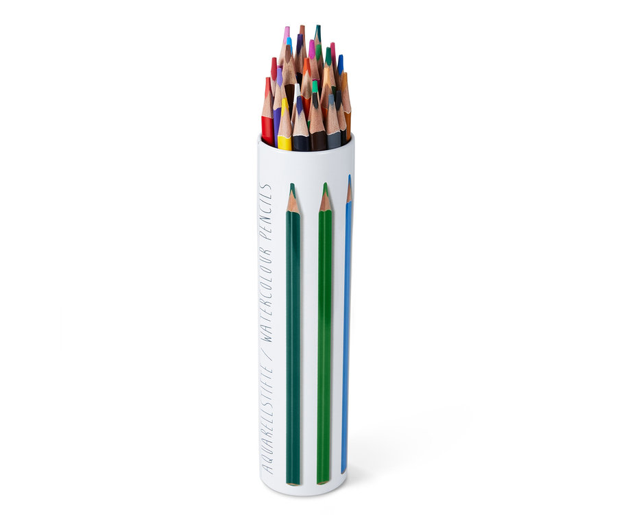 Akvarelové pastelky v dóze, 24 ks.