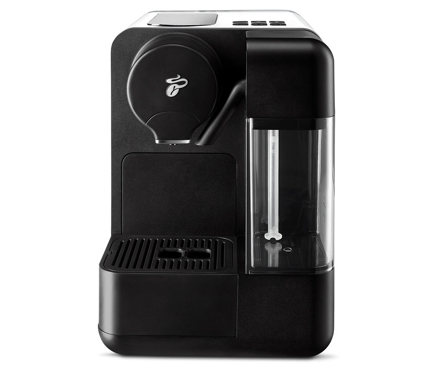 Čierny kávovar Cafissimo milk.