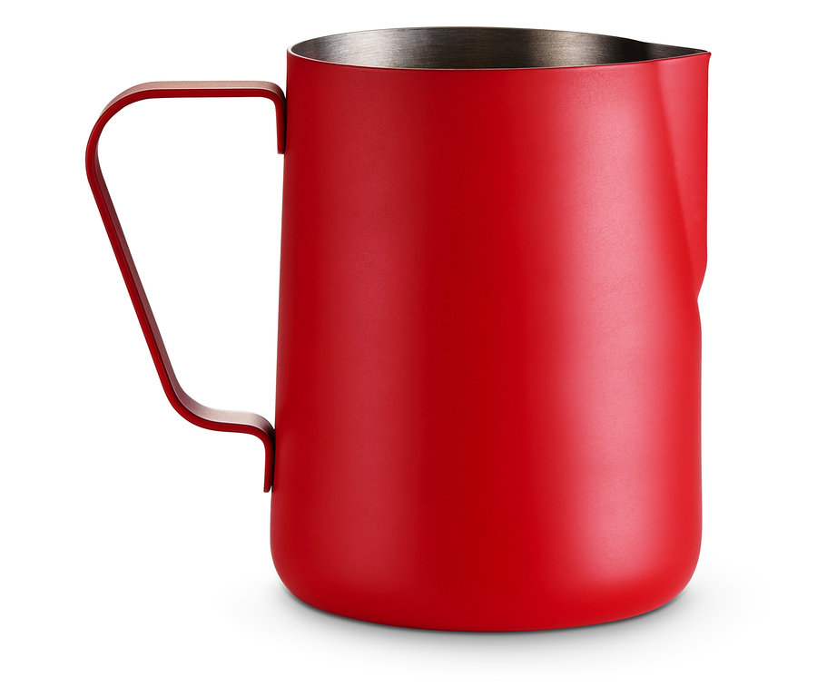 Kanvička na mlieko, červená