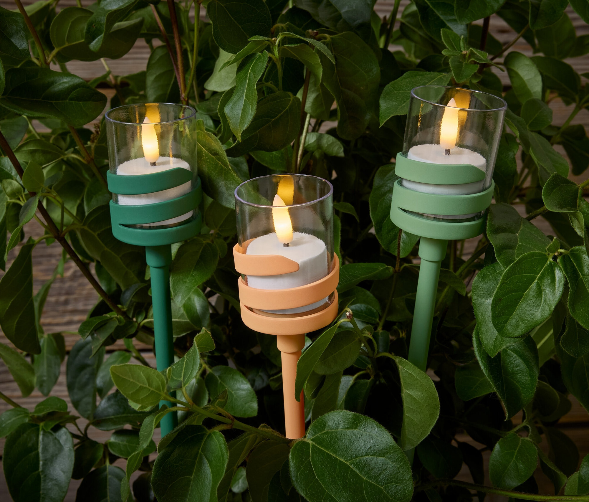 Tchibo - LED outdoorové bodce na zapichnutie do zeme, 3 ks