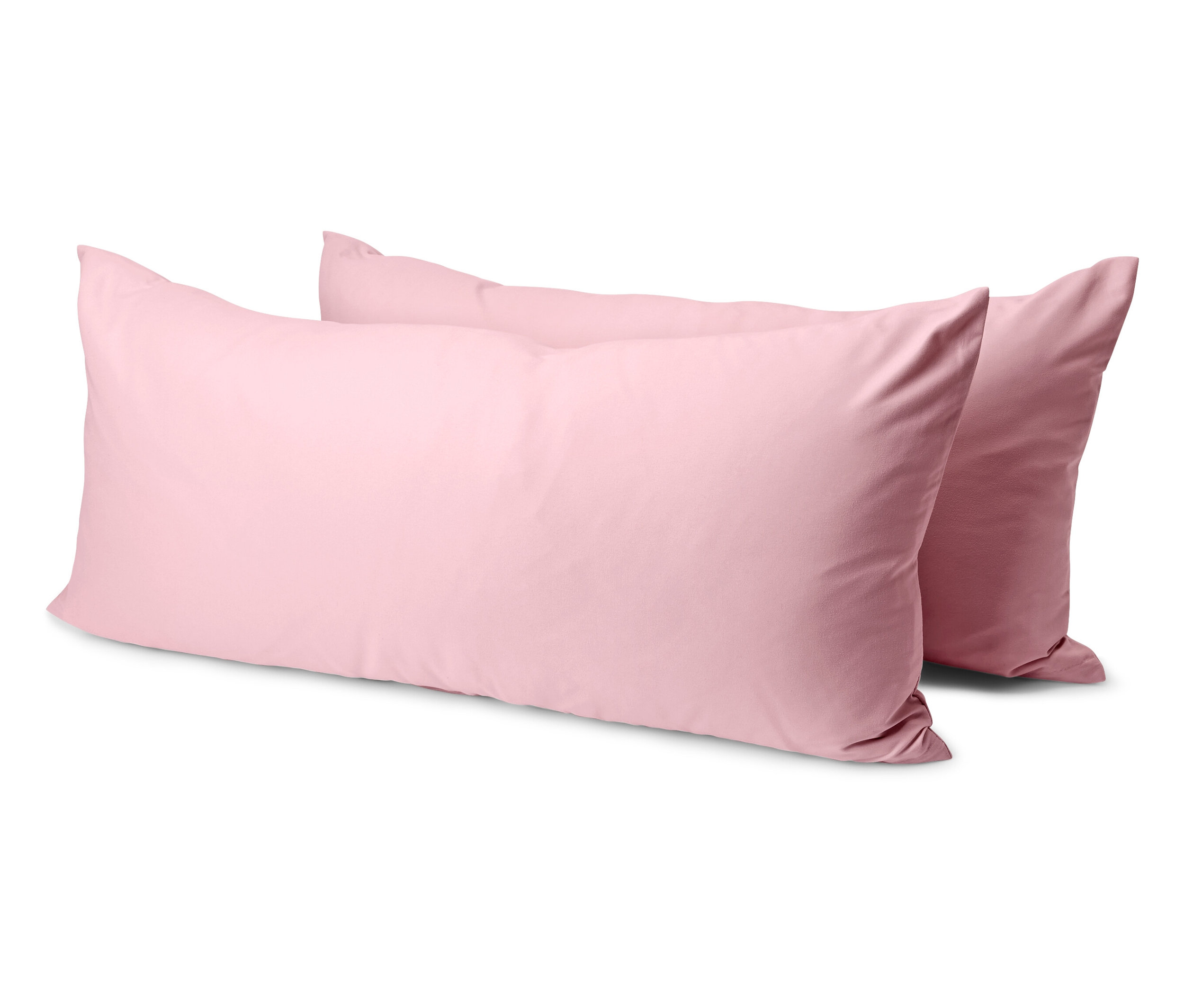 E-shop Obliečky na vankúše z mikrovlákna, 2 ks, ružové, cca 80 x 40 cm