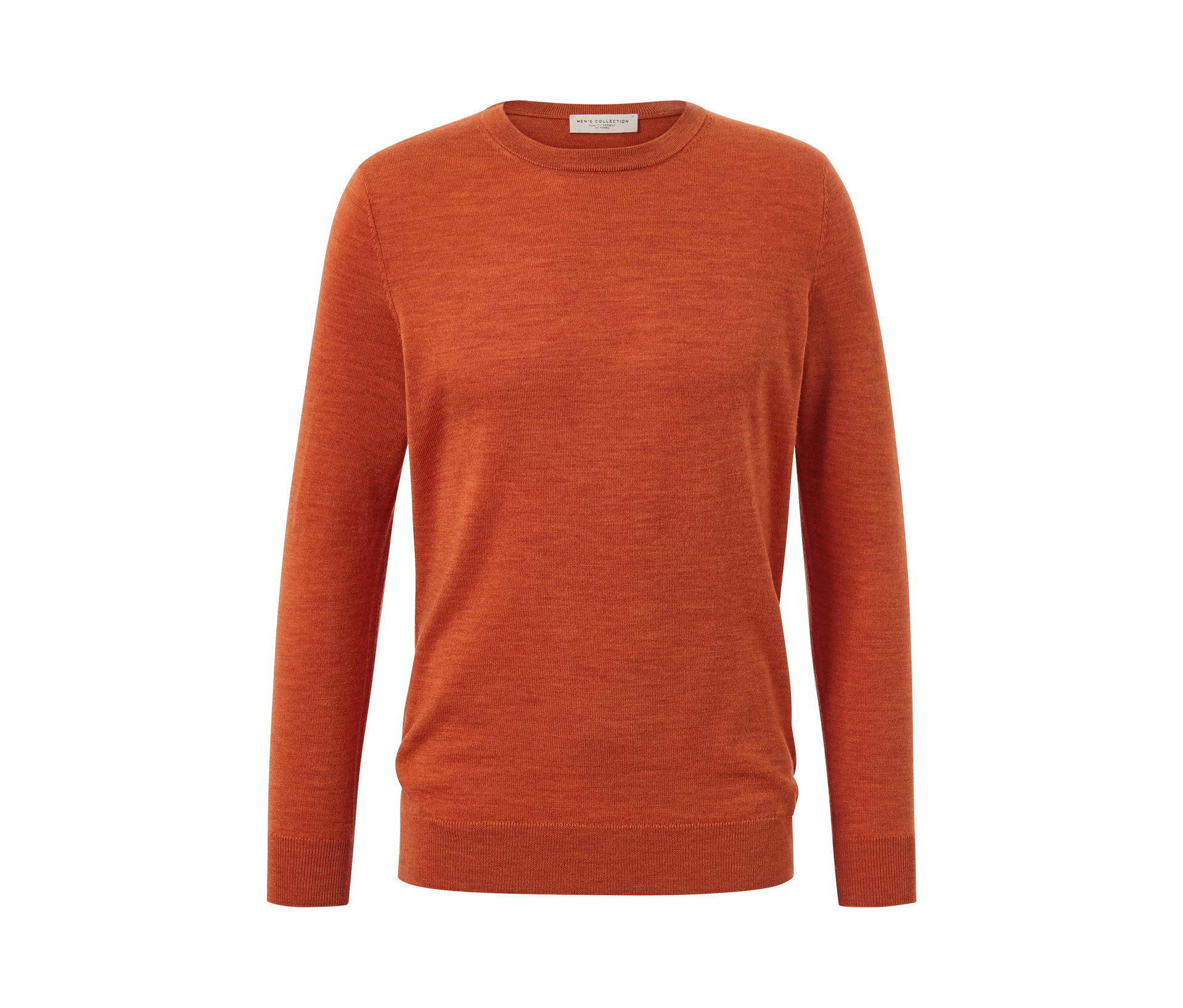 E-shop Pulóver z vlny merino, oranžový