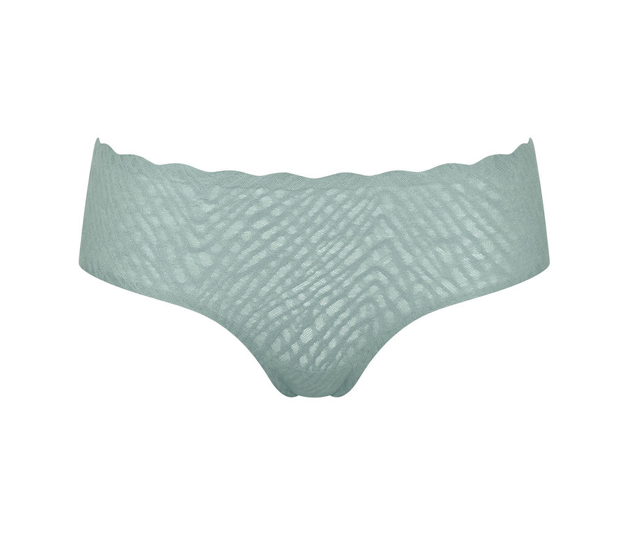 Bokové nohavičky sloggi ZERO Feel Bliss Hipster, misty turquoise na bielom pozadí.