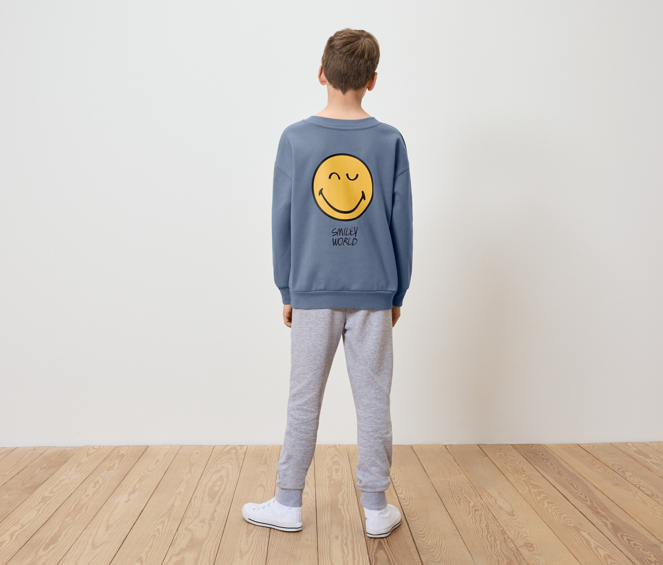 Tchibo - Detská mikina Smileyworld® s počesanou vnútornou stranou