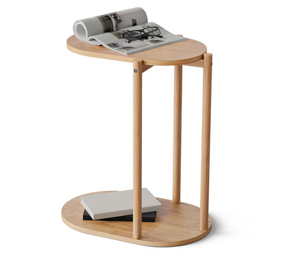 Bočný stolík z masívneho dreva