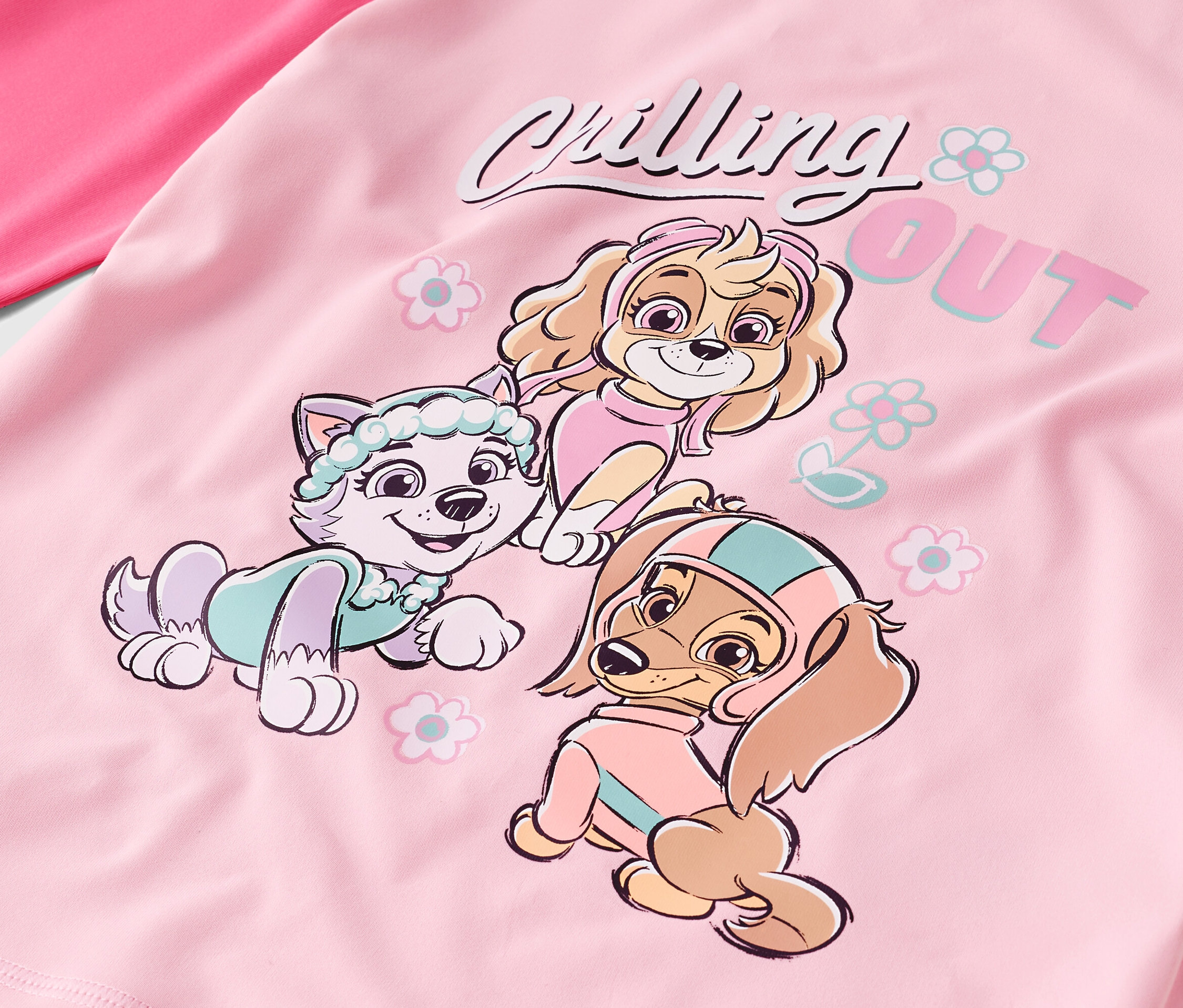 Tchibo - Detský oblek s UV ochranným faktorom 50+, ružový