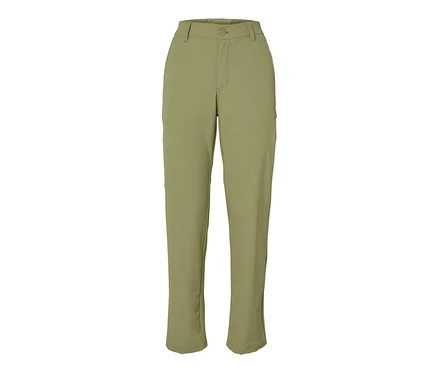 Khaki softshellové nohavice.