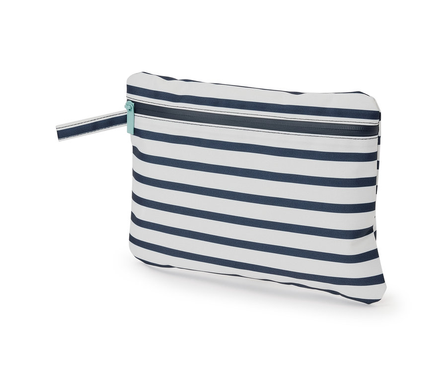 Pruhované vrecko na mokré veci.