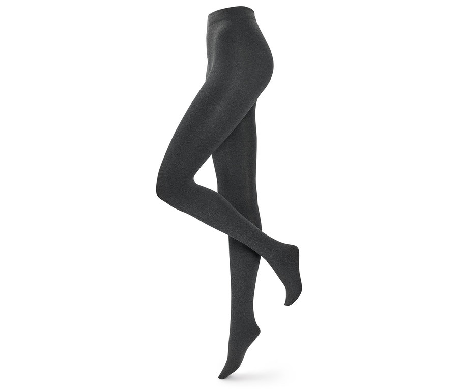 Pančuchy v tmavosivej farbe na bielom pozadí.