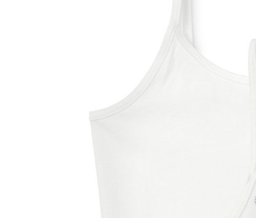 Tri dievčenské tielka v čiernej, bielej a bodkovanej farbe.