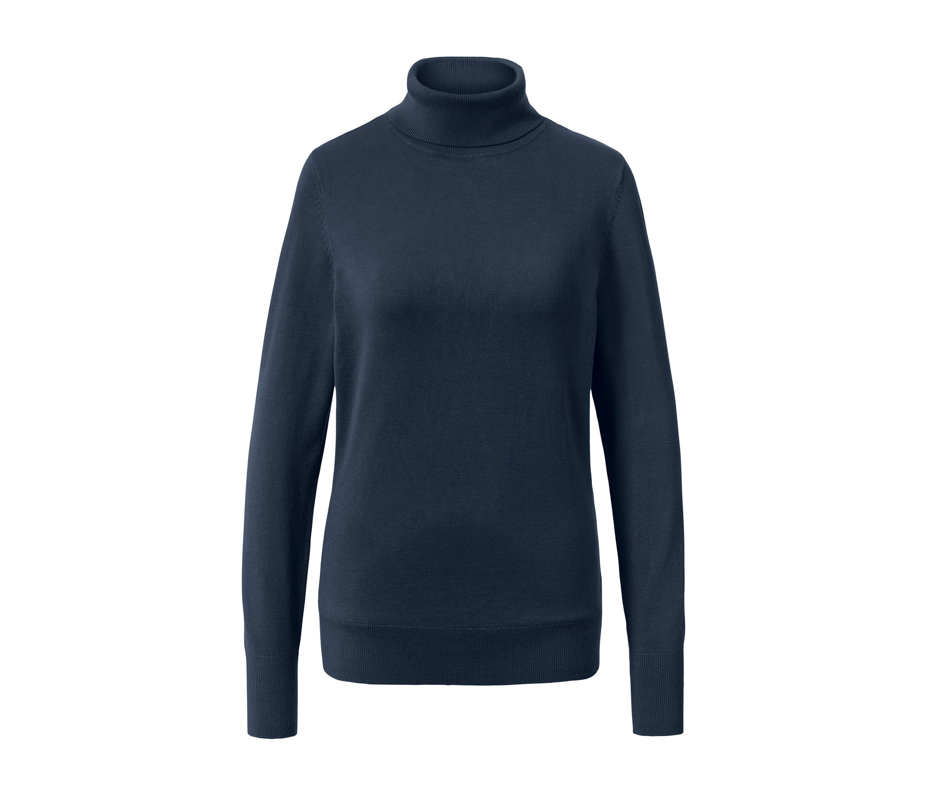 E-shop Rolák z jemného úpletu, tmavomodrý