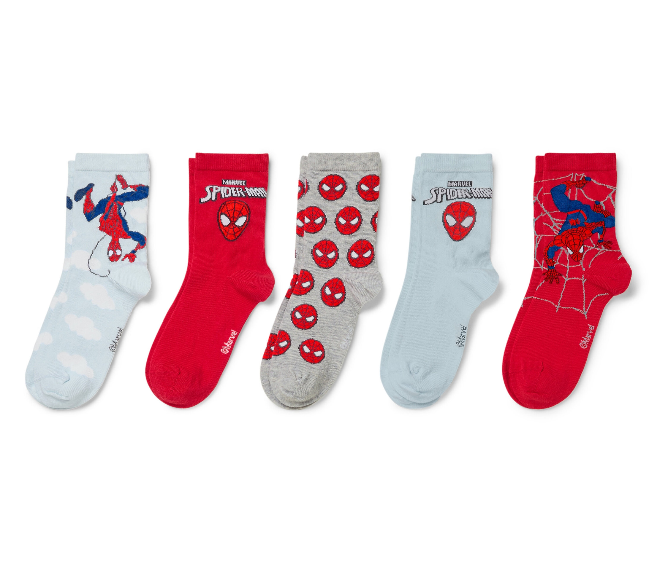 Tchibo - Detské ponožky, 5 párov, »Spiderman«