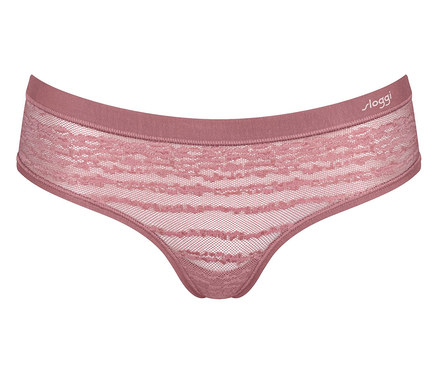 Nohavičky sloggi FREE Evolve Hipster Lace, nočná ružová