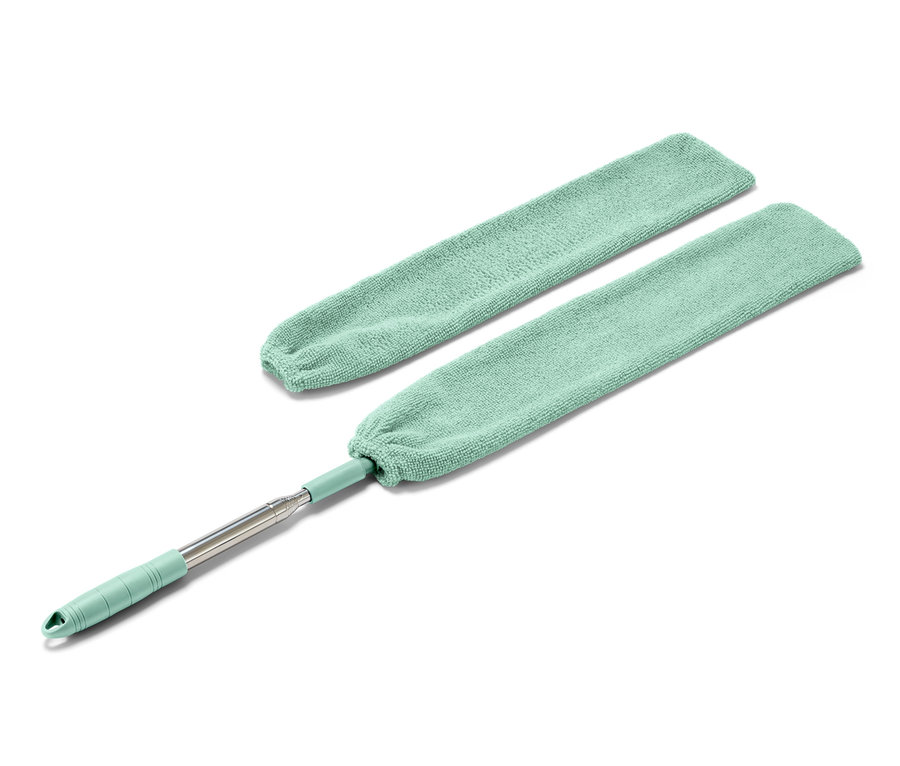 Zelená flexibilná prachovka.