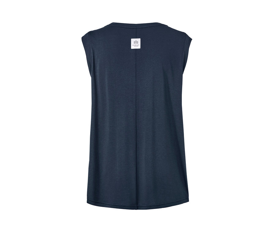 Tmavomodrý funkčný top.