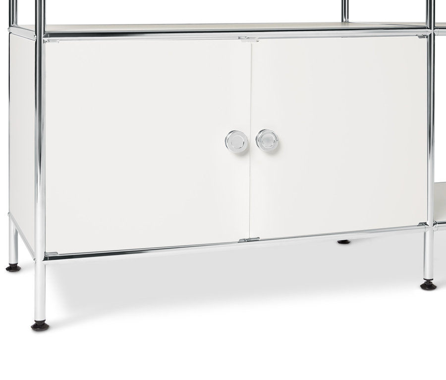 Biela doplnková súprava kovových dvierok »CN3«.