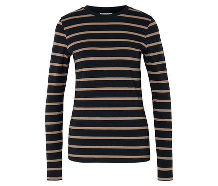 Prúžkované tričko s dlhými rukávmi