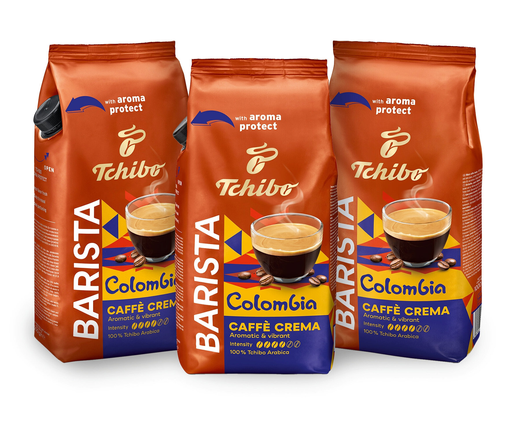 E-shop BARISTA Origins Colombia - 3 x 1 kg, zrnková káva