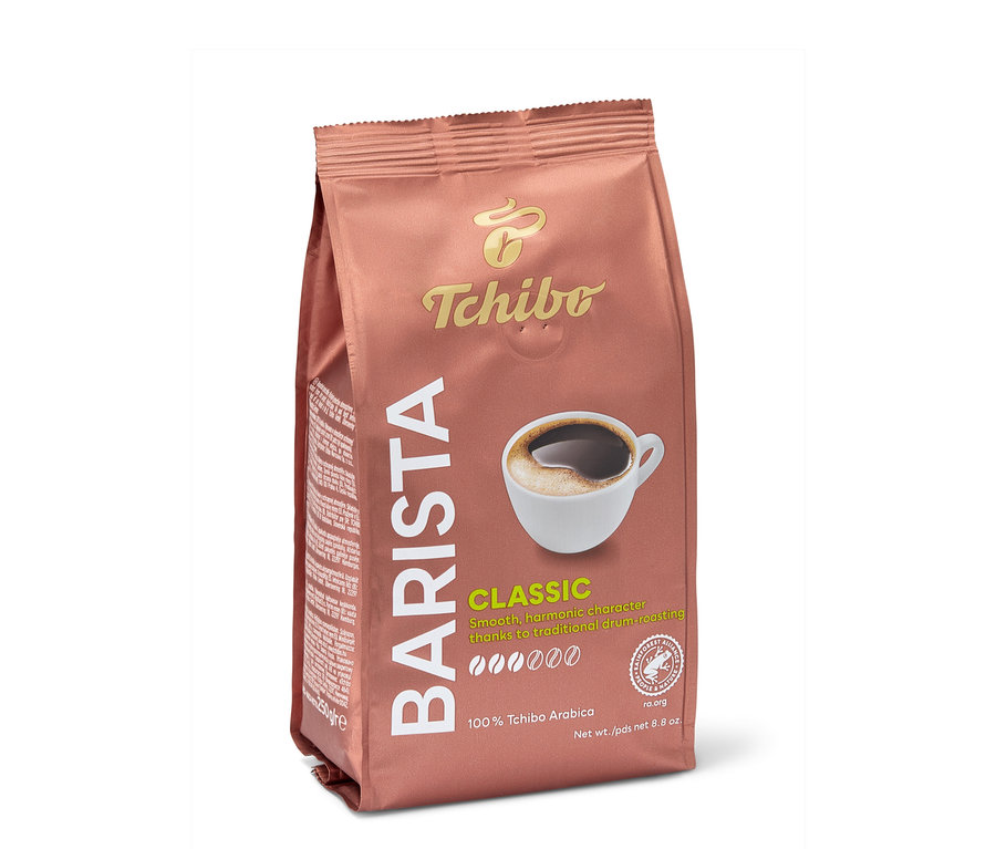 Balenie mletej kávy Tchibo Barista Classic.
