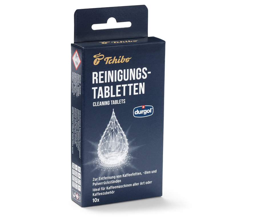 Čistiace tablety durgol® na kávové oleje