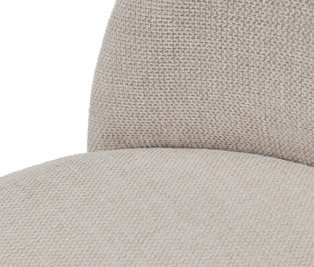 Detail béžovej látky na stoličke.