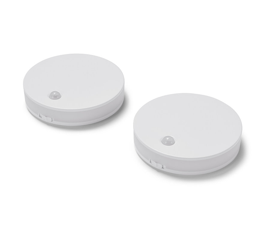 Dve multifunkčné svietidlá s LED.