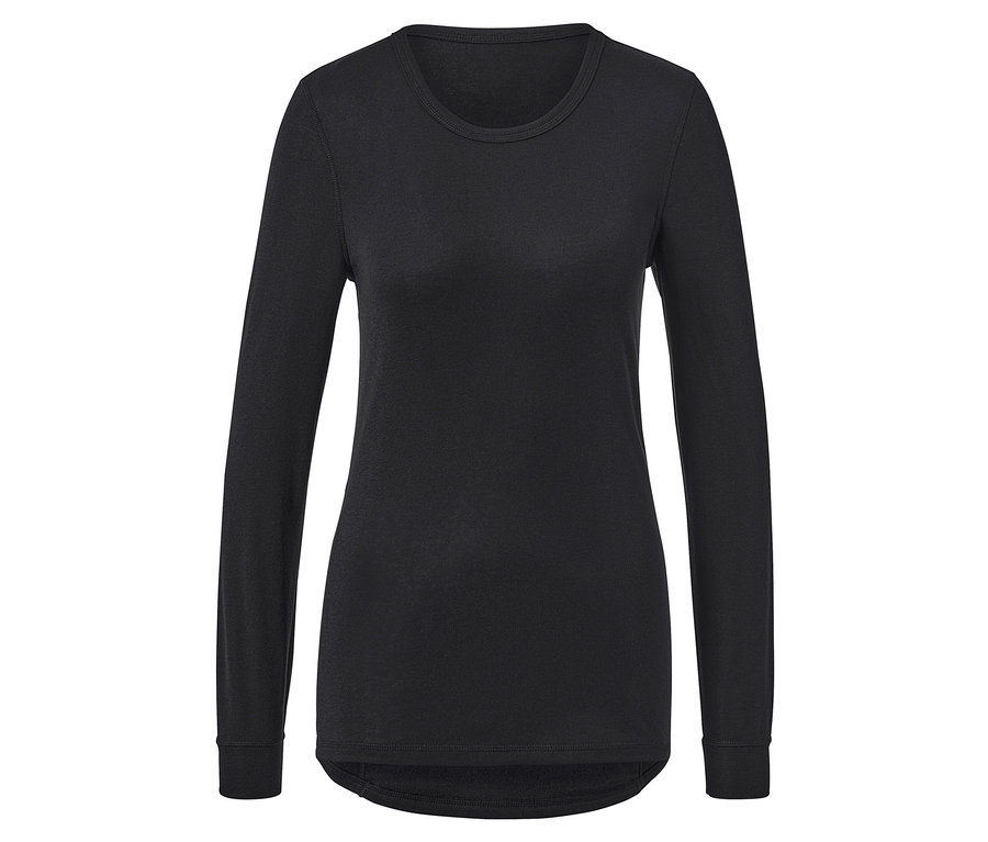 Čierna funkčná termobielizeň s dlhým rukávom.