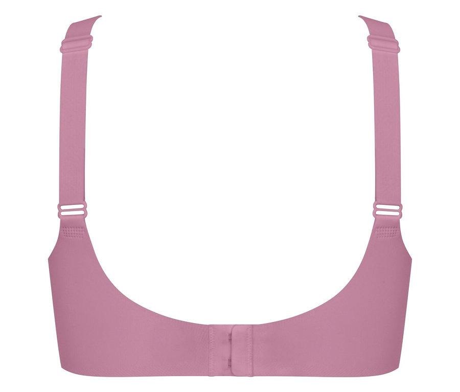 Detail fialovej podprsenky sloggi ZERO Feel 2.0 Soft Bra zozadu.