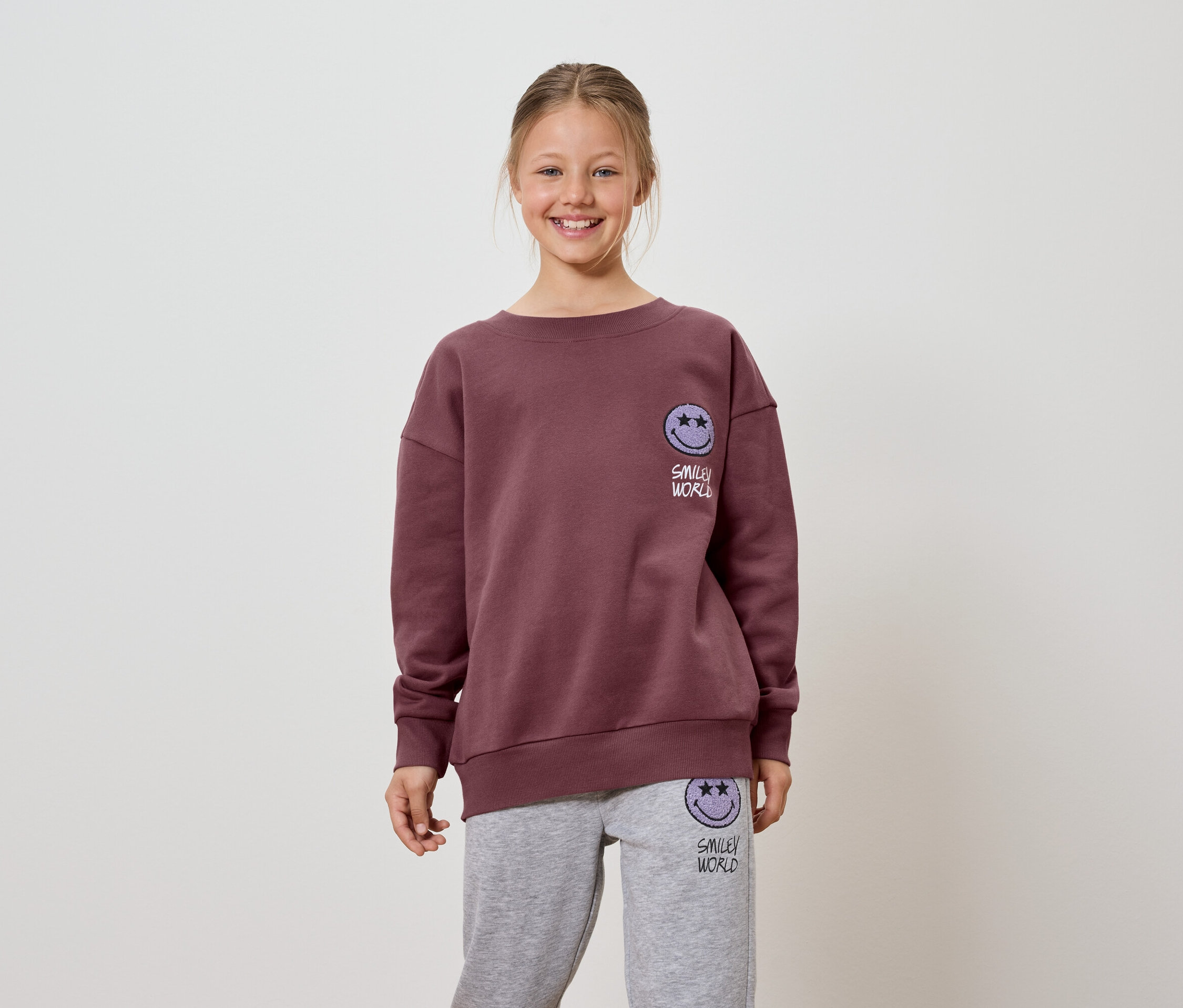 Tchibo - Detská mikina Smileyworld® s počesanou vnútornou stranou