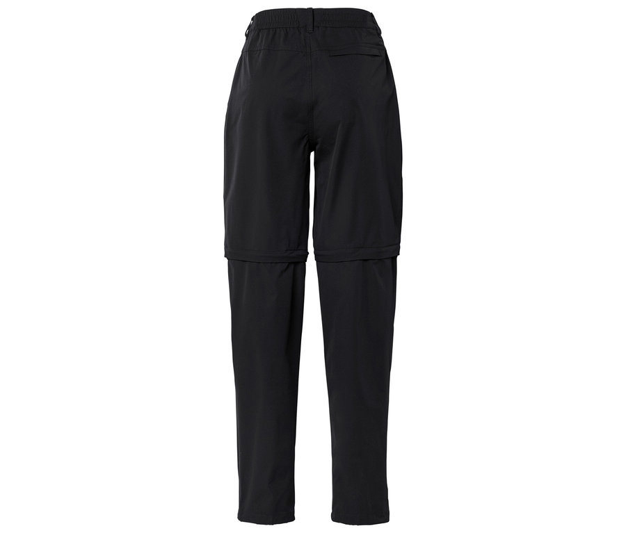 Čierne nohavice so zipsom.