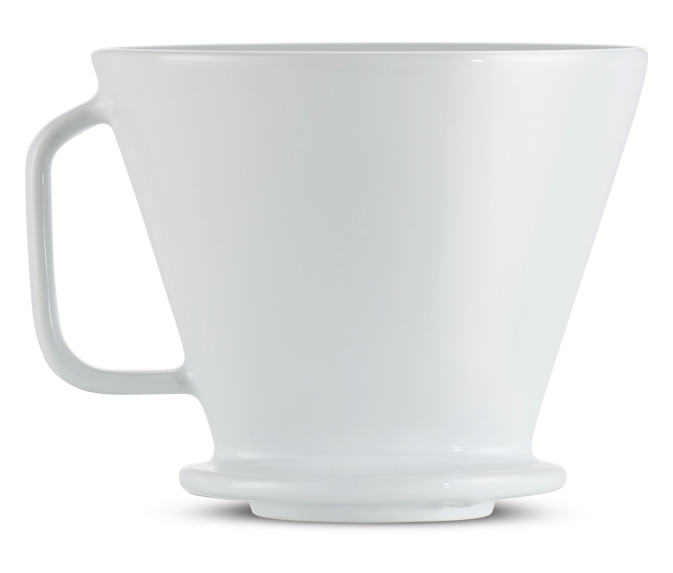 E-shop Ručný filter na kávu, veľ. 4, biely