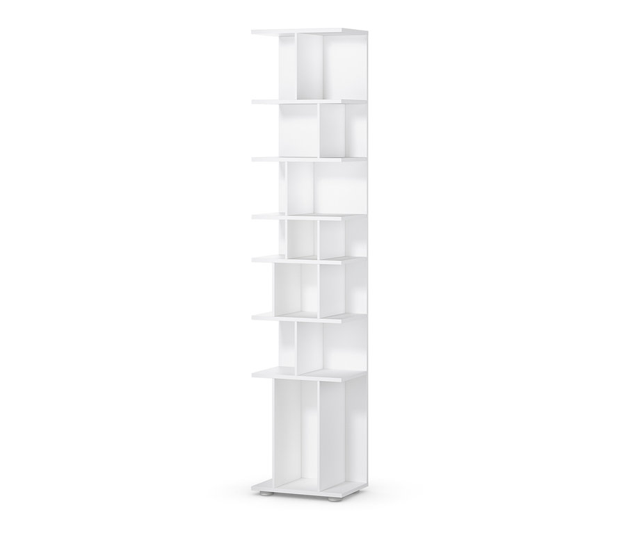 Biely regál, šírka cca 40 cm.