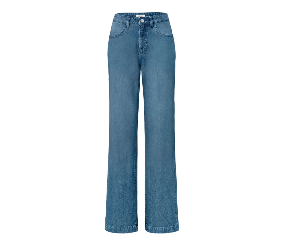 Modré džínsy typu palazzo strihu »Neni«.