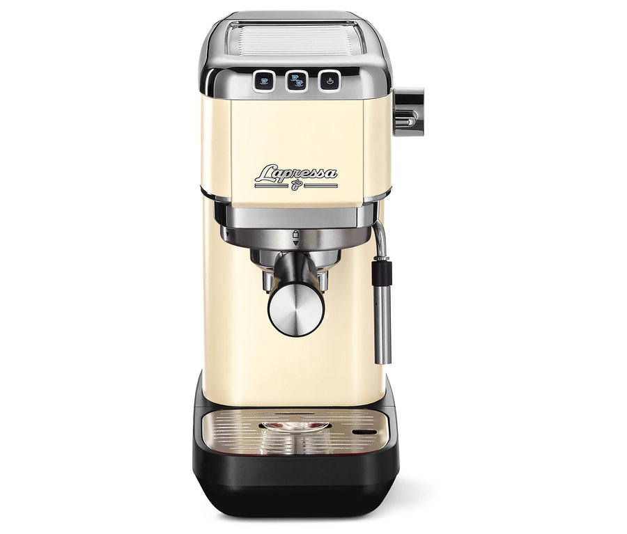 Krémový pákový kávovar »Lapressa«.