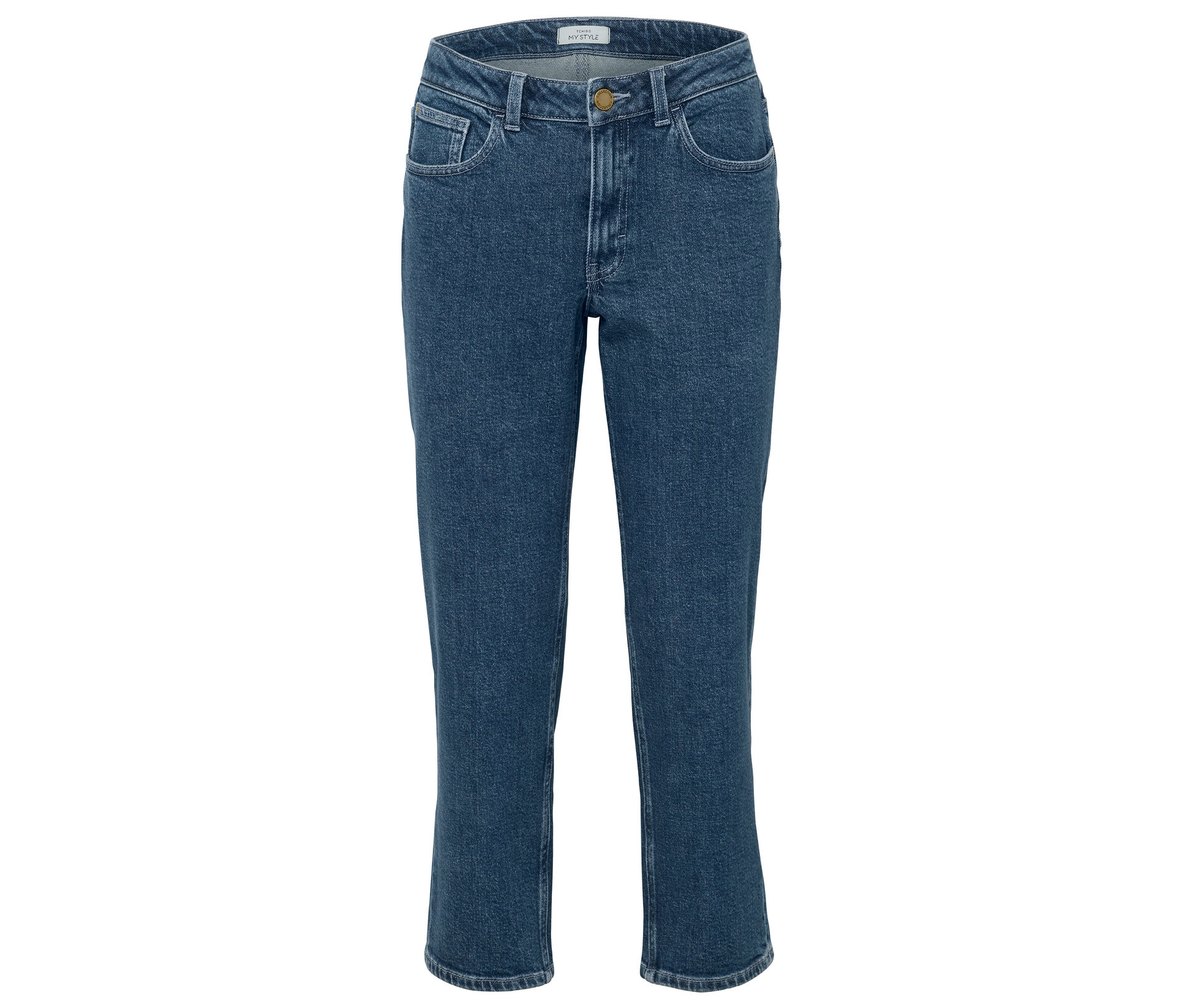 E-shop Moderné džínsy – strih "Ava", modrý denim